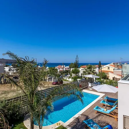 Villa Luxury Crete Marina Mare 3 Bedroom Private Pool Sauna Chania