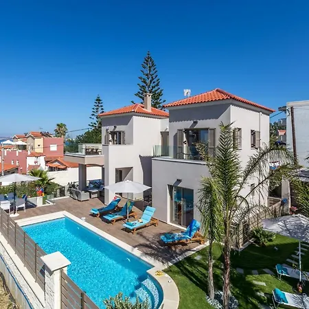 Luxury Crete Marina Mare 3 Bedroom Private Pool Villa Chania (Crete)