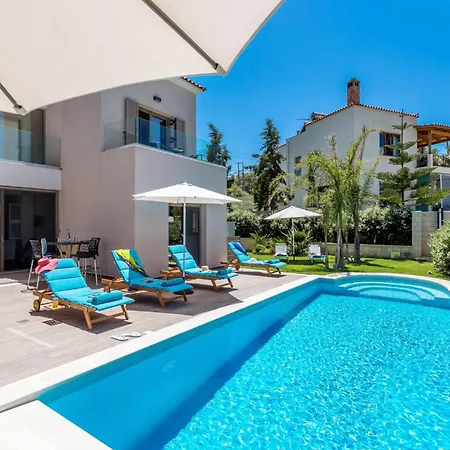 Villa Luxury Crete Marina Mare 3 Bedroom Private Pool *