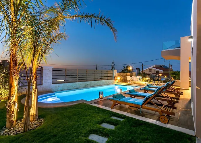 Luxury Crete Marina Mare 3 Bedroom Private Pool Villa