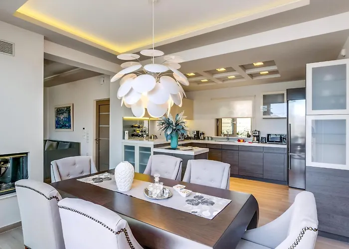 Luxury Crete Marina Mare 3 Bedroom Private Pool Villa Hanya