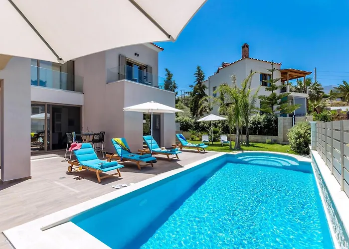 Luxury Crete Marina Mare 3 Bedroom Private Pool *