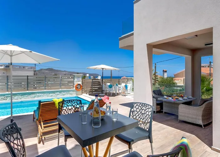 Villa Luxury Crete Marina Mare 3 Bedroom Private Pool *