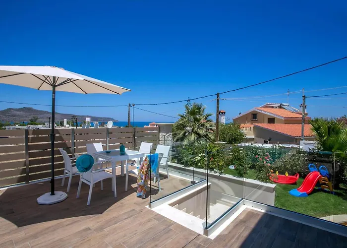 Villa Luxury Crete Marina Mare 3 Bedroom Private Pool Hanya