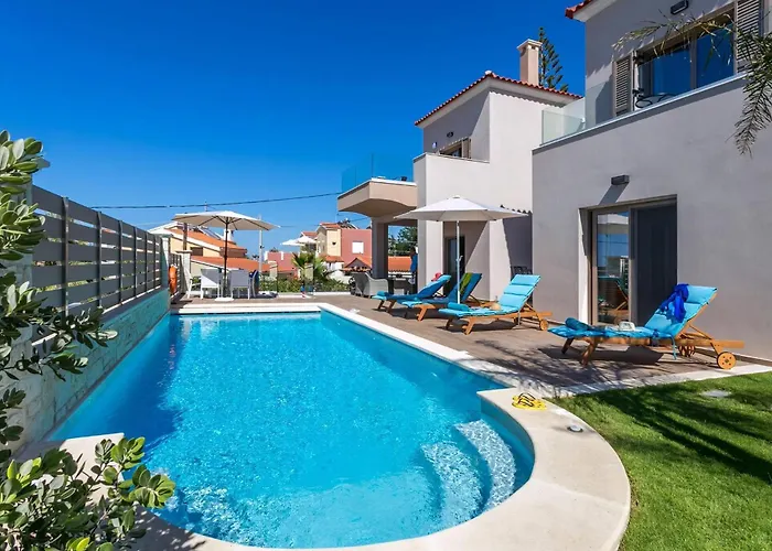 Luxury Crete Marina Mare 3 Bedroom Private Pool Villa