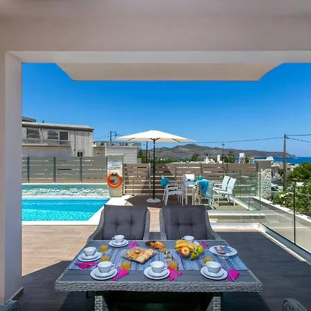 Luxury Crete Marina Mare 3 Bedroom Private Pool Βίλα Χανιά